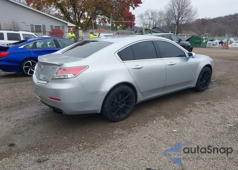 2012 Acura Tl 3.7 из США, поврежденный, VIN 19UUA9F25CA008543